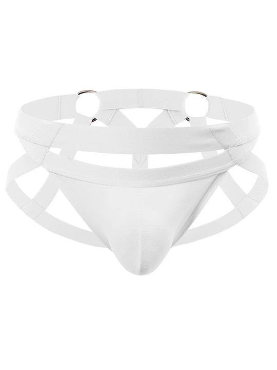 Men's Metal Ring Thong