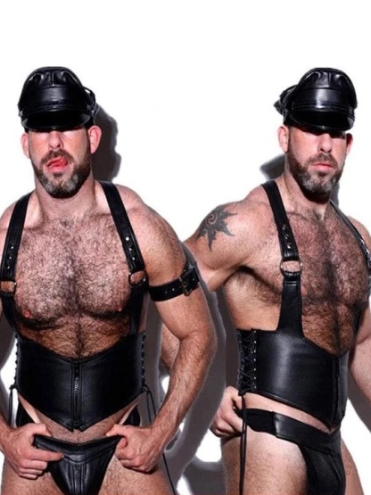 Leather Body Harness（without hat）