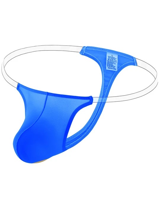 Men's Sexy Transparent Ice Silk Thong