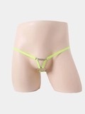 Men's Sexy Hoop Beads Low Rise Thong