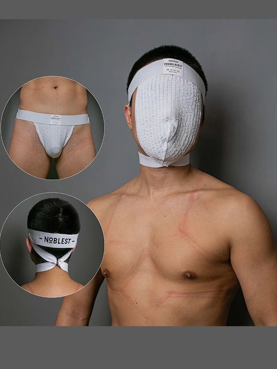 PEACHBUMX Dual Pleasure Jock – Mask Me, Daddy
