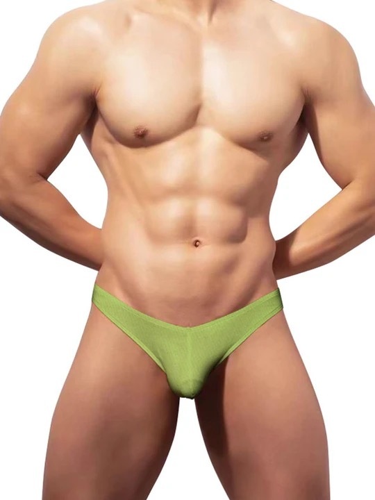 Modal Sexy Solid Low Waist Thong