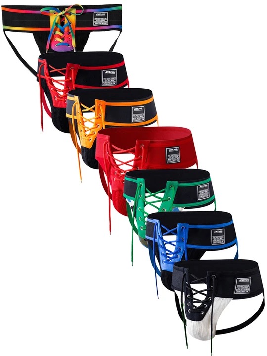 Rebel Camo Lace-Up Jockstrap