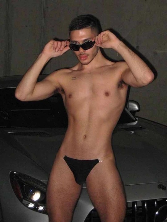 Men's Sexy Transparent Ice Silk Thong