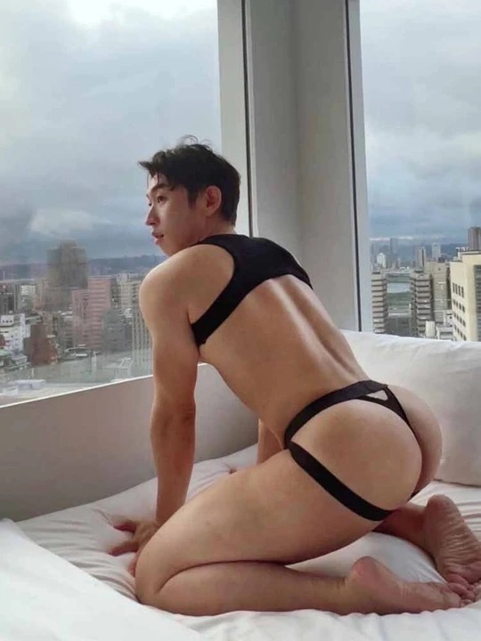 Men's Irregular Tank Top Jockstraps Set