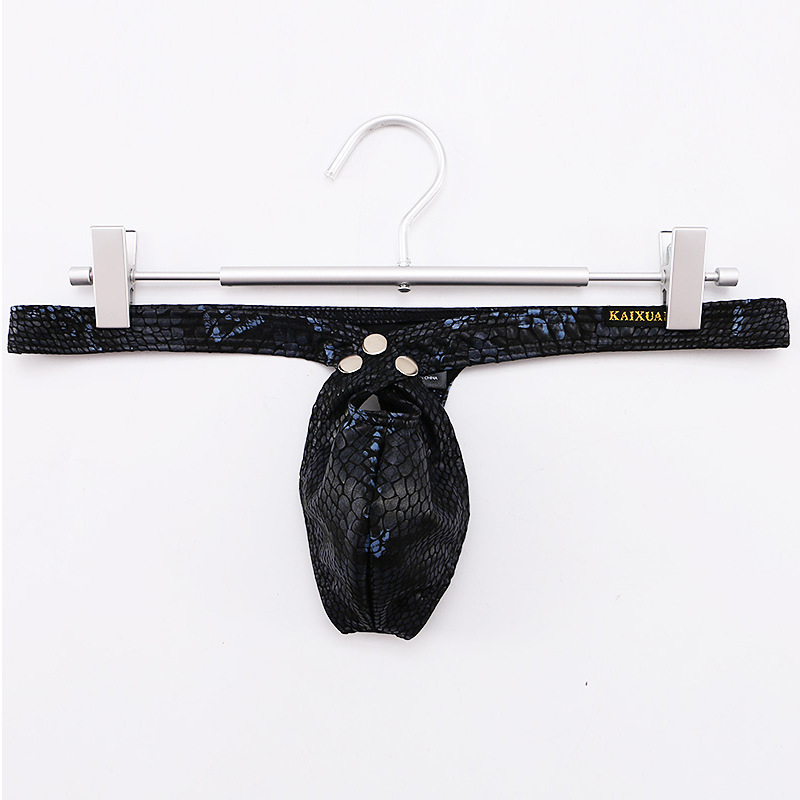 Sexy Low-Rise Snake Print Thong