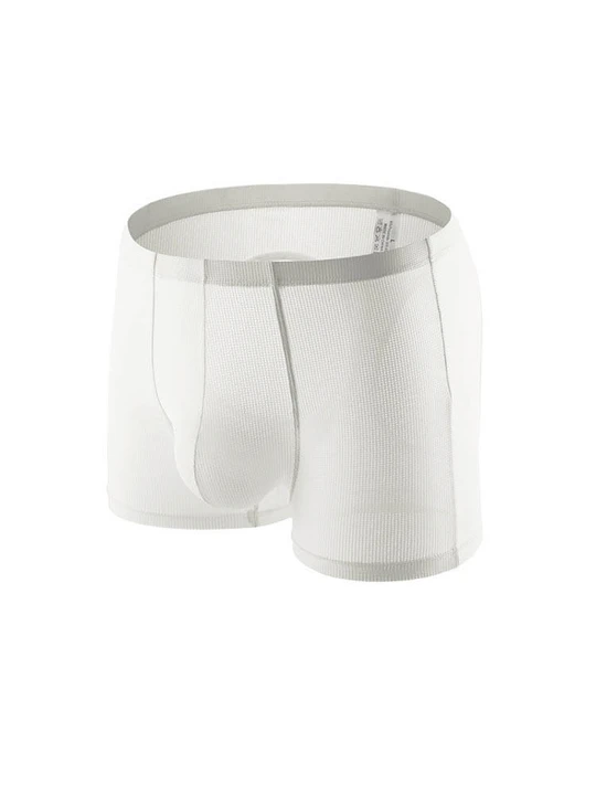 Men's Sexy Mesh Hip Hollow Boxer Briefs