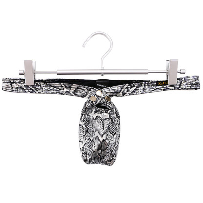 Sexy Low-Rise Snake Print Thong