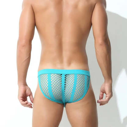 Mesh Striped Side Show Briefs