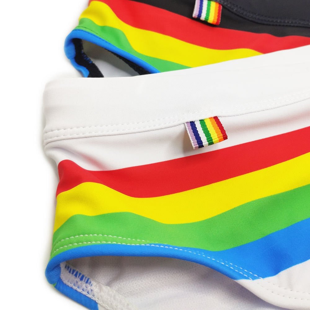 Ringaround Rainbow Swim Briefs