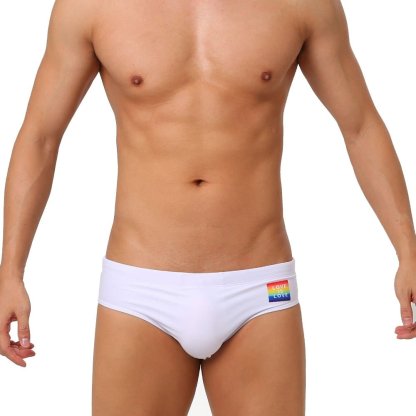 Ringaround Rainbow Swim Briefs