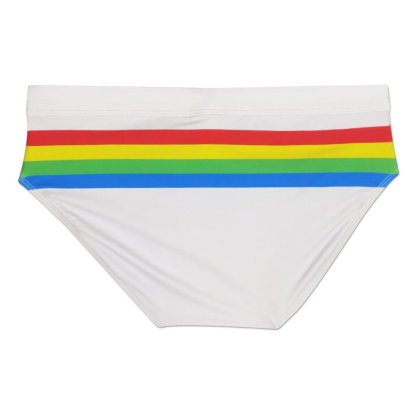 Ringaround Rainbow Swim Briefs