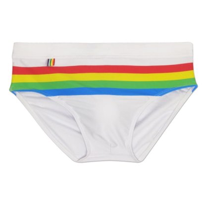 Ringaround Rainbow Swim Briefs
