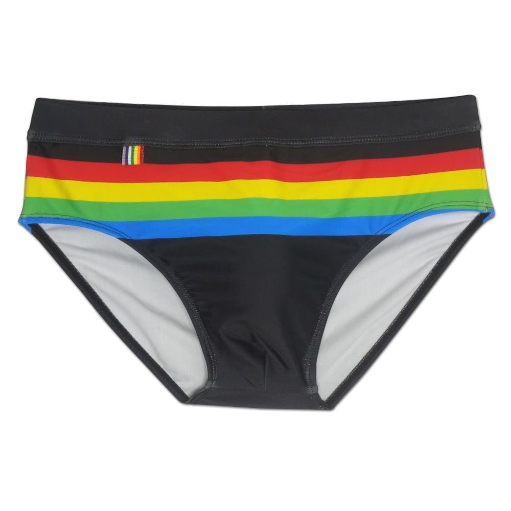Ringaround Rainbow Swim Briefs