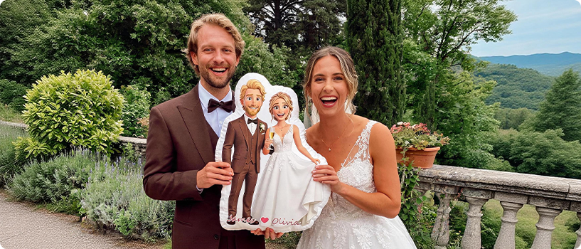 Wedding Minime Doll Pillow
