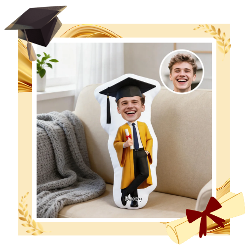 Graduation Minime Doll Pillow