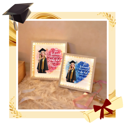 Graduation Flower Shadow Box