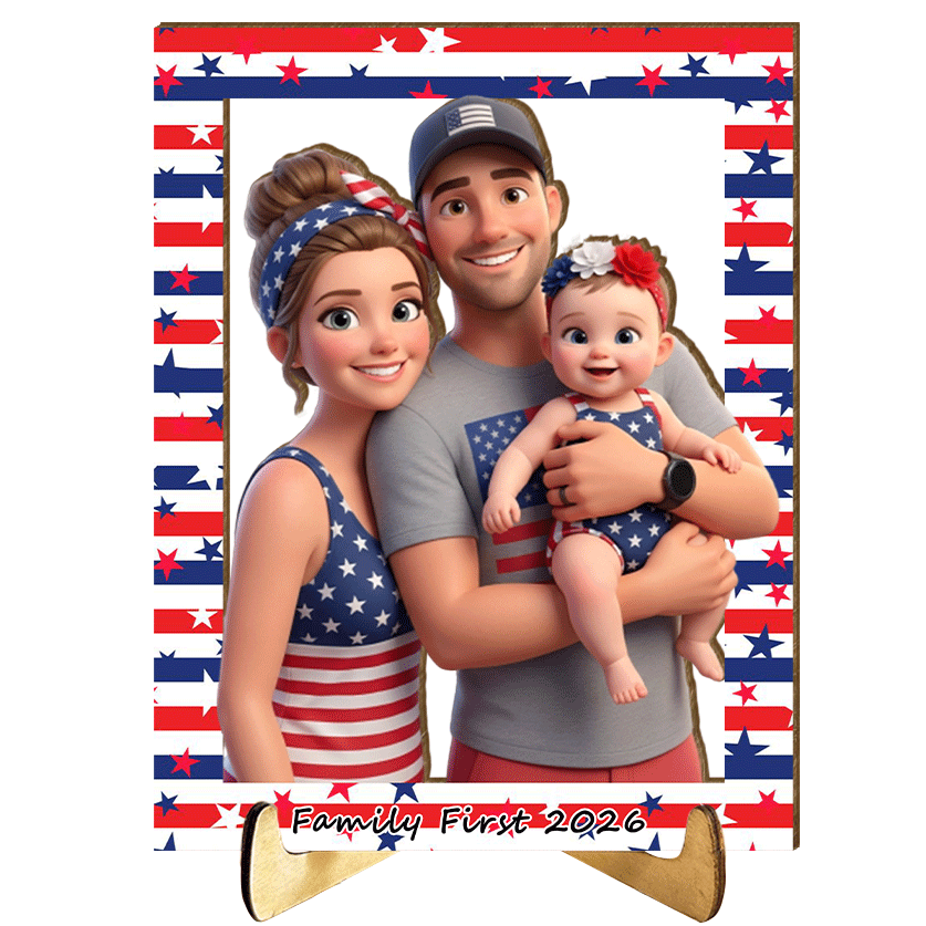 Independence day Custom Wooden Wall Art