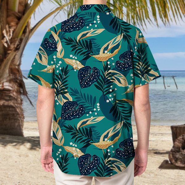 Custom Hawaiian Shirt With Personalized Face Holiday Flower Beach Shirt  Holiday Gift For Men, For Husband-mekesllser-Swimwear,Mekesllser,Summer Sale,Swimwear For Men,For Men,Hawaiian,Hawaiian Shirt,Men's Hawaiian Shirt