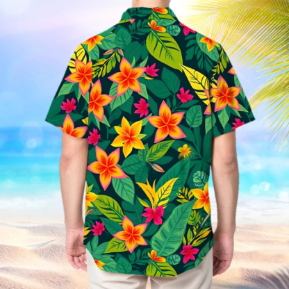 Custom Hawaiian Shirt With Face Flower Beach Shirt Hawaiian Beach Shirt Holiday Gift For Men-mekesllser-Swimwear,Mekesllser,Summer Sale,Swimwear For Men,For Men,Hawaiian,Hawaiian Shirt,Men's Hawaiian Shirt