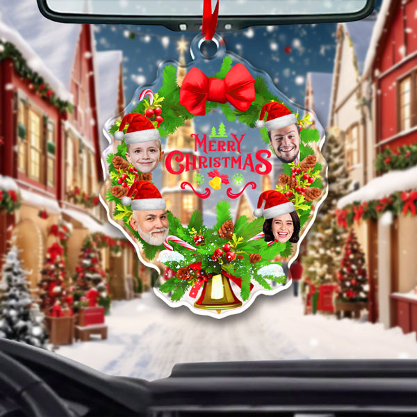 Custom Christmas Ornament Custom Family Face & Name Decor Ornaments Xmas Gifts-mekesllser-Mekesllser,Christmas,Home Decor,Christmas Ornament