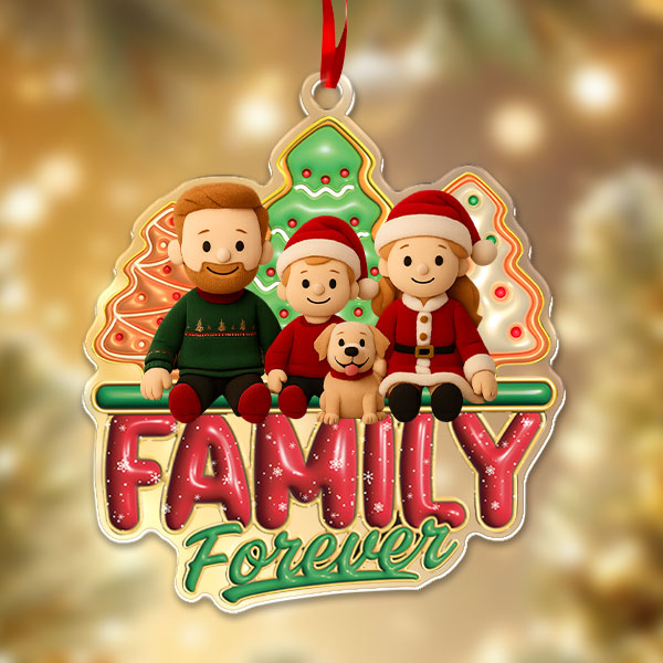 Custom Christmas Ornaments Personalized Christmas Ornaments With Photos Gifts For Couples For Family-mekesllser-Mekesllser,Christmas,Home Decor,AI,Christmas Ornament