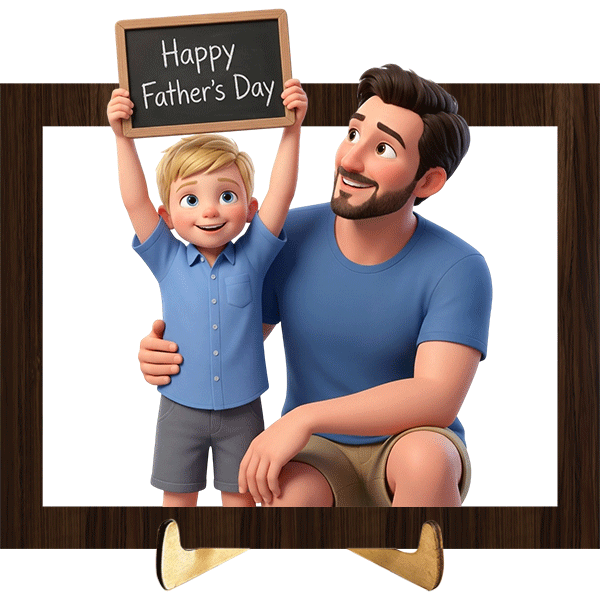 Father's Day Custom Wooden Wall Art