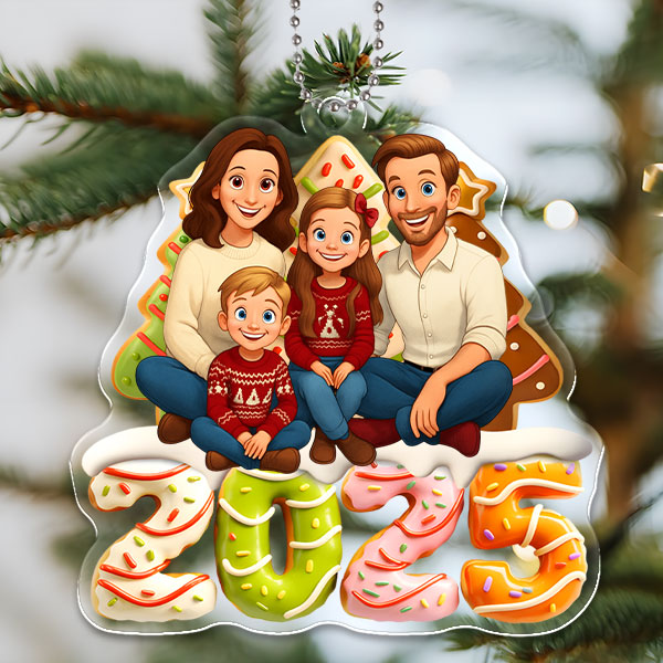 Custom Christmas Ornaments Personalized Christmas Ornaments With Photos Gifts For Lovers For Couples For Family-mekesllser-Mekesllser,Christmas,Home Decor,AI,Christmas Ornament