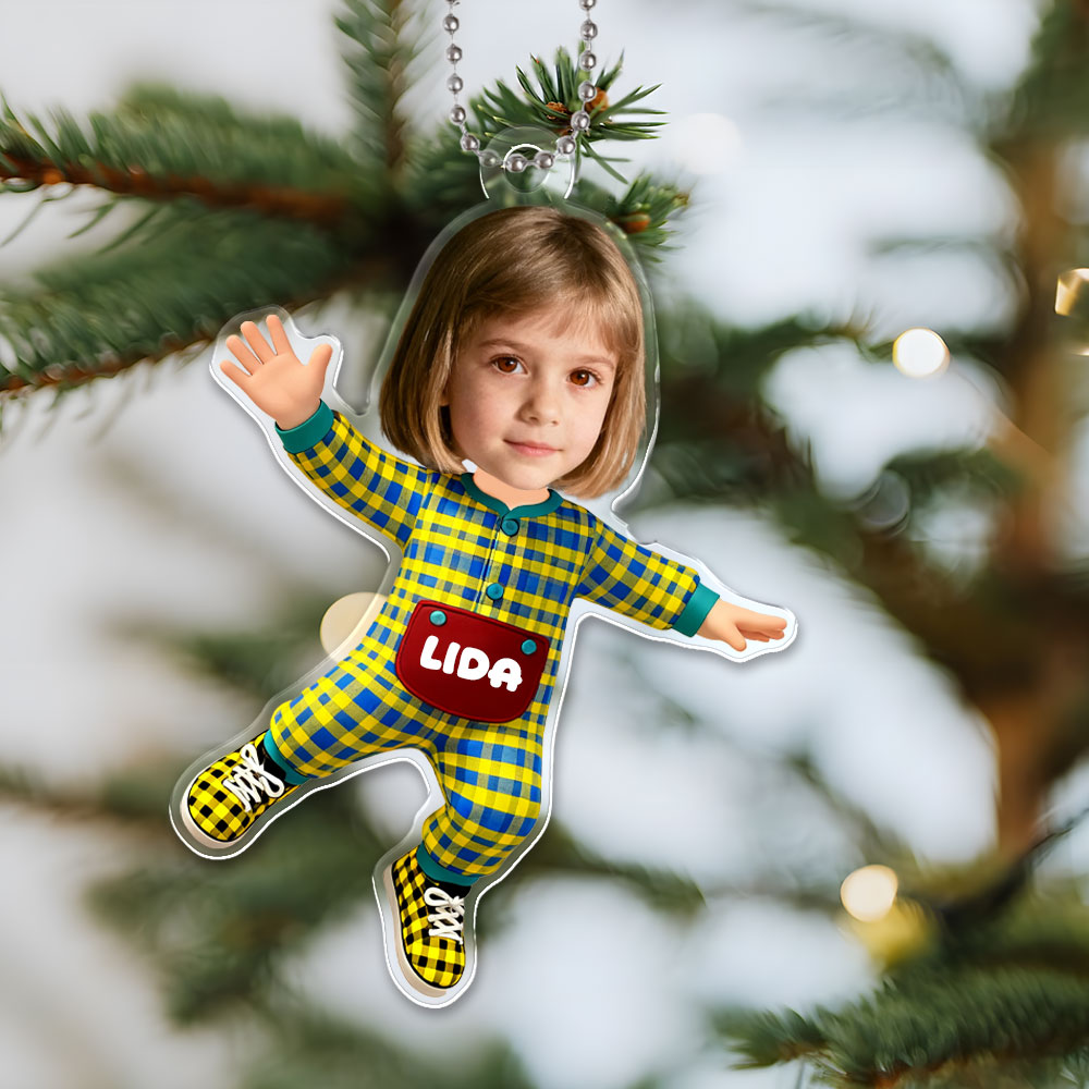 Custom Christmas Ornaments Personalized Christmas Ornaments With Photos Gifts For Kids For Christmas-mekesllser-Mekesllser,Christmas,Home Decor,Christmas Ornament