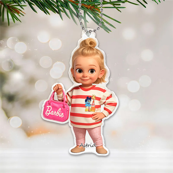 Custom 3d Effective Cristmas Ornament Custom Face & Name Decor Ornaments Gifts For Family For Lovers For Christmas For Girls-mekesllser-Mekesllser,Christmas,Home Decor,AI,Christmas Ornament