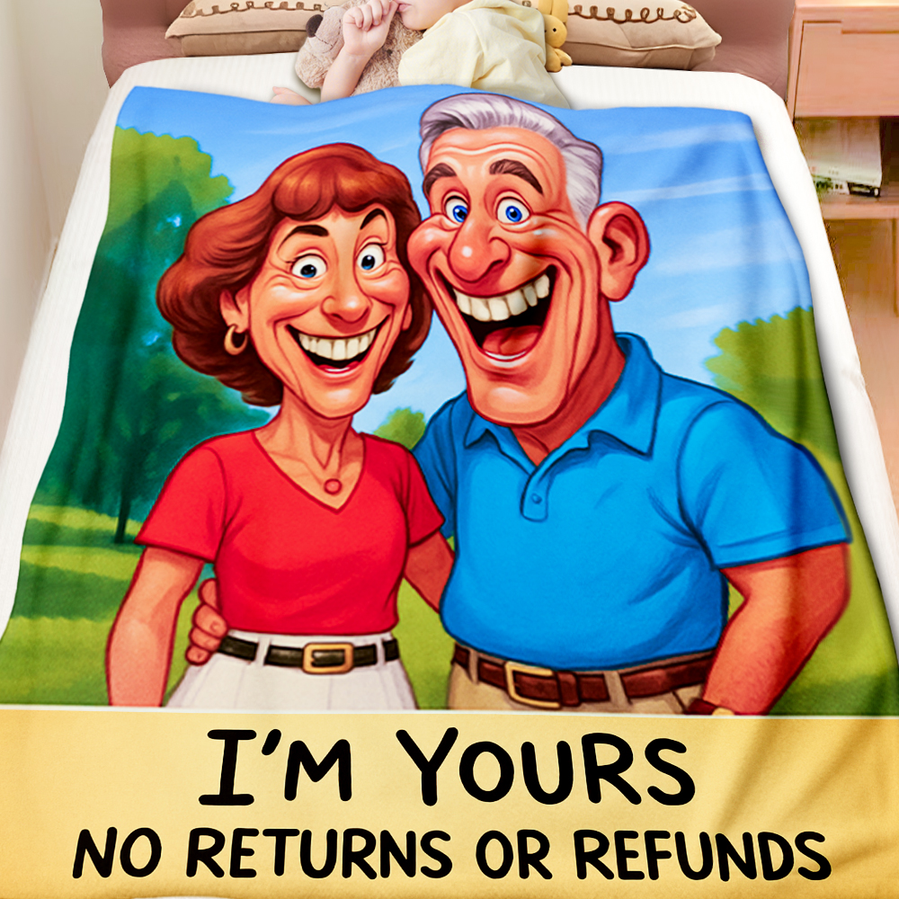 Custom Exaggerated Comic Style Portrait Blankets Personalized Face & Name Hero Blanket Gifts For Couple For Lover-mekesllser-Mekesllser,For Couples,Home&Living,Blanket,Blanket for Couples,AI,3D Blanket