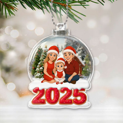 Custom Christmas Ornaments Personalized Christmas Ornaments With Photos Gifts For Family For Christmas-mekesllser-Mekesllser,Christmas,Home Decor,AI,Christmas Ornament
