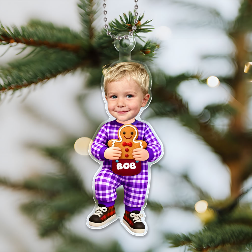 Custom 3d Effective Cristmas Ornament Custom Face & Name Decor Ornaments Gifts For Family For Lovers For Christmas For Kids-mekesllser-Mekesllser,Christmas,Home Decor,Christmas Ornament