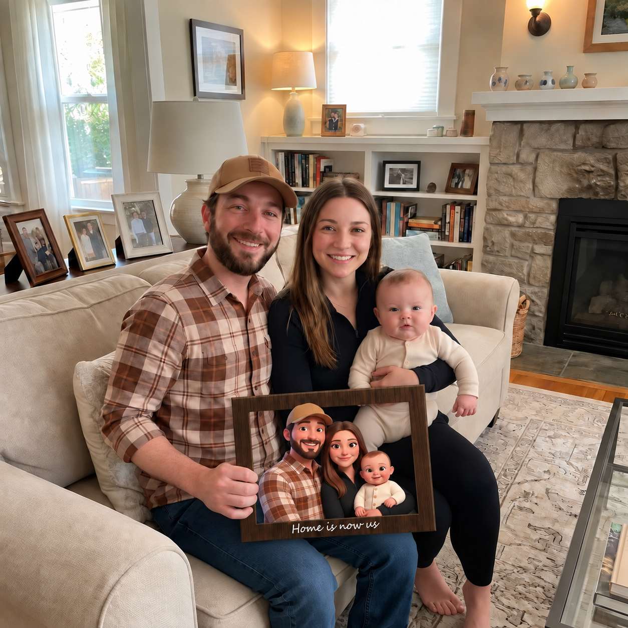Custom cartoon wooden display finished product