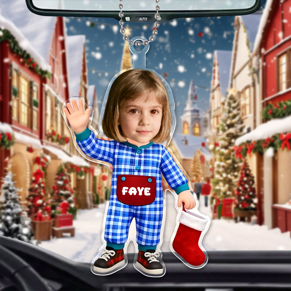 Custom 3d Effective Cristmas Ornament Custom Face & Name Decor Ornaments Gifts For Family For Lover For Kids For Christmas-mekesllser-Mekesllser,Christmas,Home Decor,Christmas Ornament