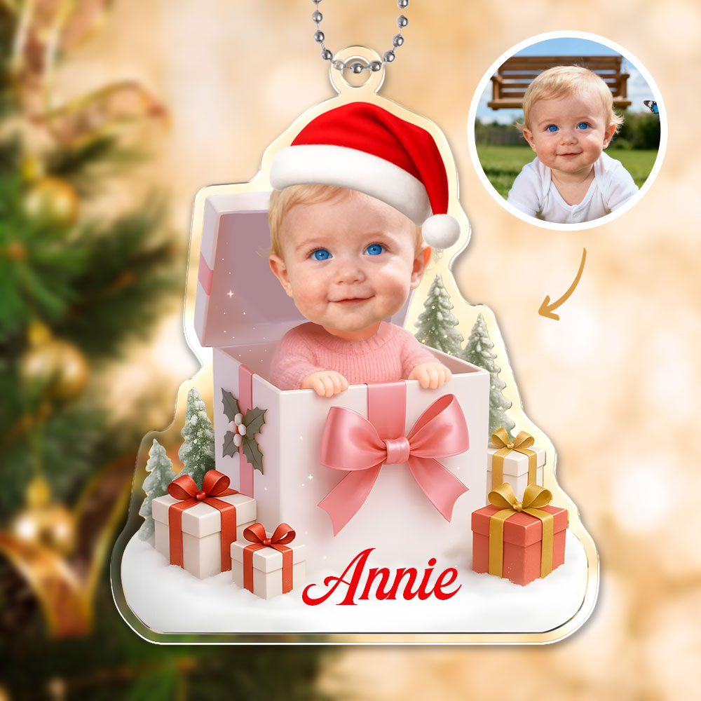 Custom 3d Effective Cristmas Ornament Custom Face & Name Decor Ornaments Gifts For Family For Lovers For Christmas For Baby-mekesllser-Mekesllser,Christmas,Home Decor,Christmas Ornament
