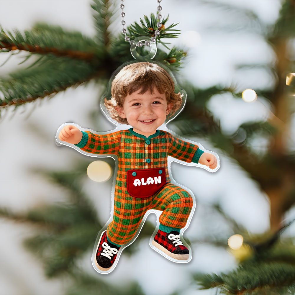Custom Christmas Ornaments Personalized Christmas Ornaments With Photos Gifts For Kids For Christmas-mekesllser-Mekesllser,Christmas,Home Decor,Christmas Ornament