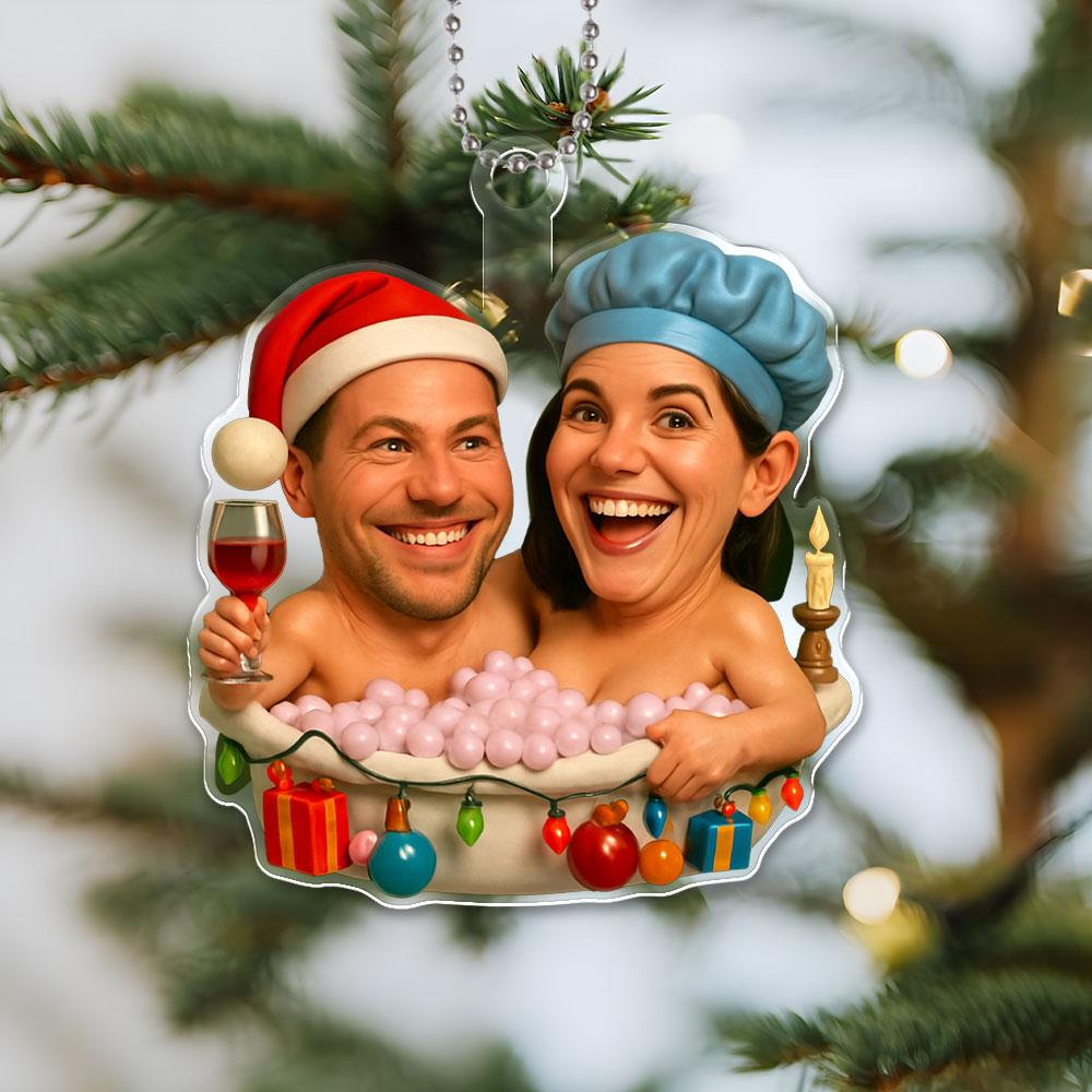 Custom Christmas Ornaments Personalized Christmas Ornaments With Photos Gifts For Couple For Christmas-mekesllser-Mekesllser,Christmas,Home Decor,AI,Christmas Ornament