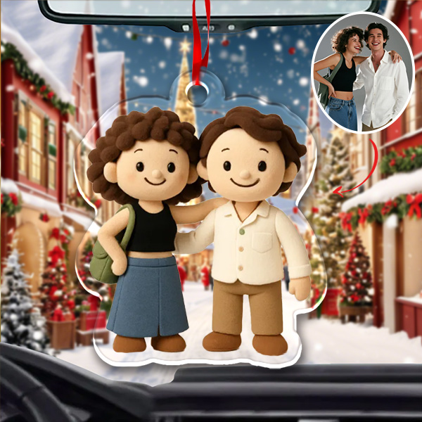 Custom 3d Effect Christmas Ornament Custom Family Face & Name Decor Ornaments Xmas Gifts For Family-mekesllser-Mekesllser,Home Decor,Ornament