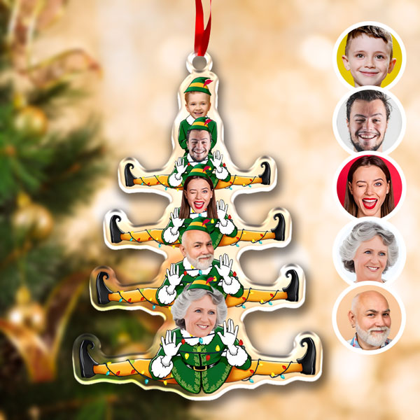 Custom Funny Christmas Ornament Custom Family Face & Name Decor Ornaments Xmas Gifts-mekesllser-Mekesllser,Christmas,Home Decor,Christmas Ornament