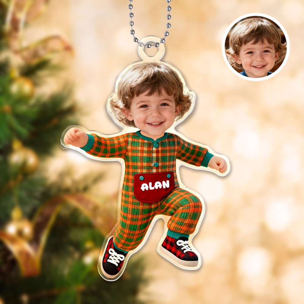 Custom Christmas Ornaments Personalized Christmas Ornaments With Photos Gifts For Kids For Christmas-mekesllser-Mekesllser,Christmas,Home Decor,Christmas Ornament