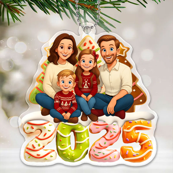 Custom Christmas Ornaments Personalized Christmas Ornaments With Photos Gifts For Lovers For Couples For Family-mekesllser-Mekesllser,Christmas,Home Decor,AI,Christmas Ornament