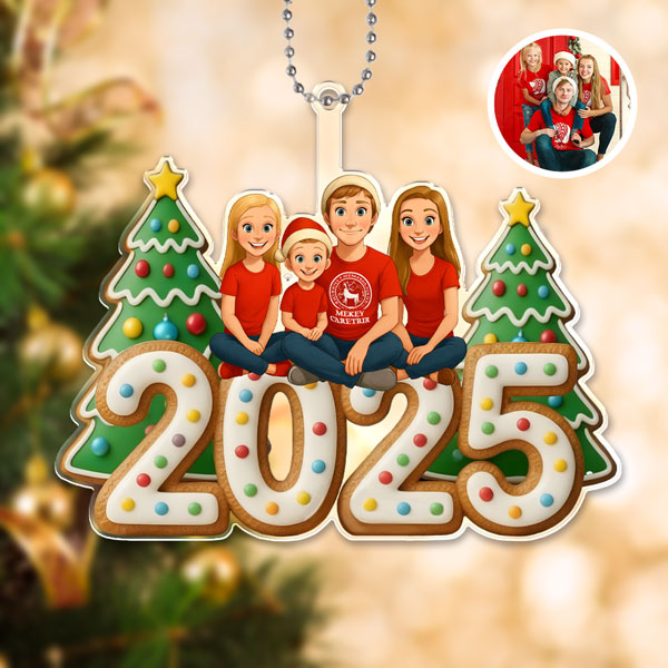 Custom Christmas Ornaments Personalized Christmas Ornaments With Photos Gifts For Christmas For Family-mekesllser-Mekesllser,Christmas,Home Decor,AI,Christmas Ornament