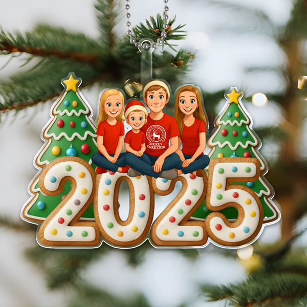 Custom Christmas Ornaments Personalized Christmas Ornaments With Photos Gifts For Christmas For Family-mekesllser-Mekesllser,Christmas,Home Decor,AI,Christmas Ornament