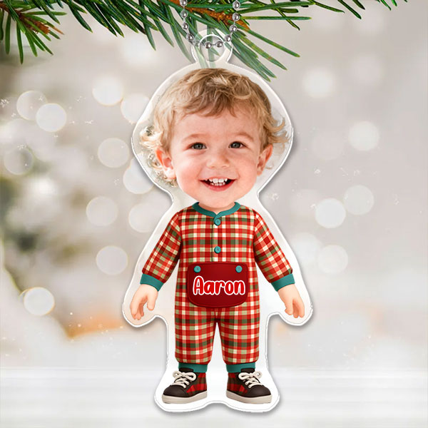 Custom Christmas Ornaments Personalized Christmas Ornaments With Photos Gifts For Lovers For Family For Kids-mekesllser-Mekesllser,Christmas,Home Decor,Christmas Ornament