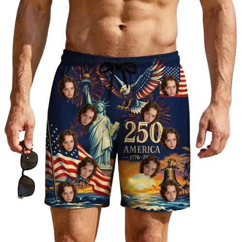 Independence Day Beach Shorts