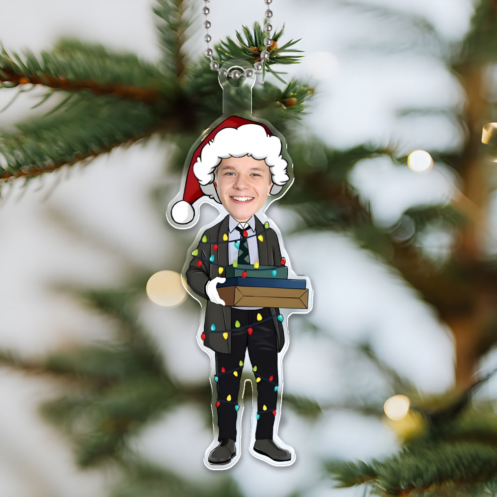 Custom 3d Effective Cristmas Ornament Custom Face & Name Decor Ornaments Gifts For Family For Lover For Kids For Christmas-mekesllser-Mekesllser,Christmas,Home Decor,Christmas Ornament