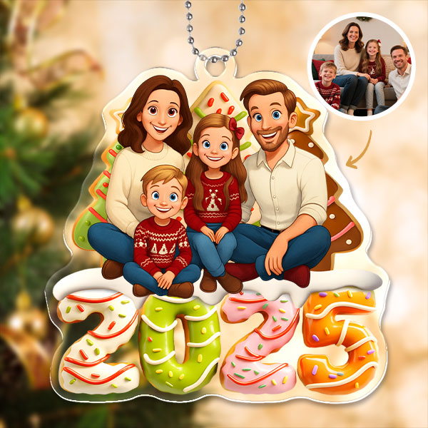 Custom Christmas Ornaments Personalized Christmas Ornaments With Photos Gifts For Lovers For Couples For Family-mekesllser-Mekesllser,Christmas,Home Decor,AI,Christmas Ornament