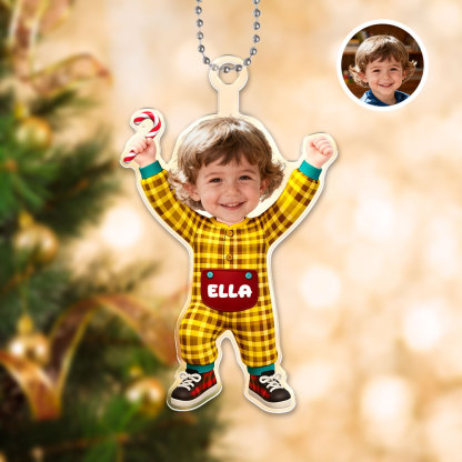 Custom 3d Effective Cristmas Ornament Custom Face & Name Decor Ornaments Gifts For Family For Lovers For Christmas For Kid-mekesllser-Mekesllser,Christmas,Home Decor,Christmas Ornament