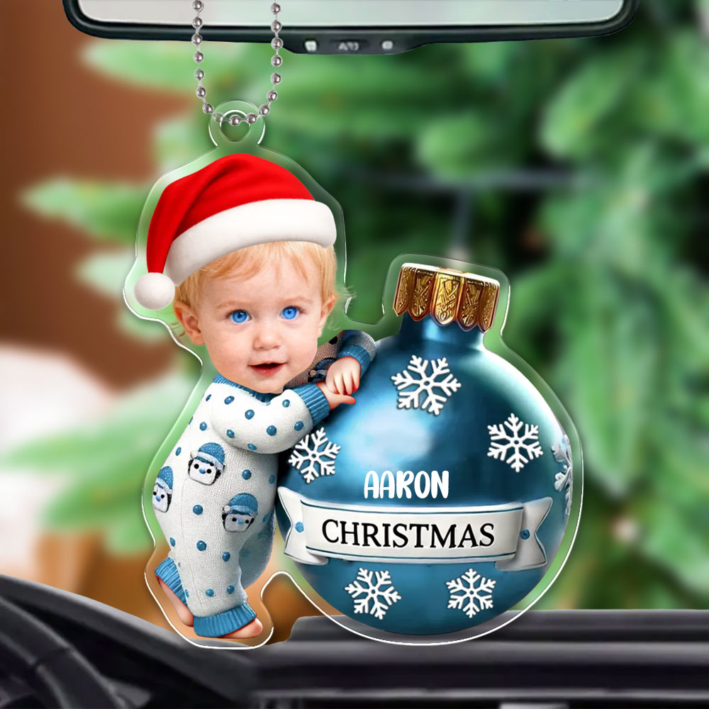 Custom 3d Effective Cristmas Ornament Custom Face & Name Decor Ornaments Gifts For Family For Christmas For Baby-mekesllser-Mekesllser,Christmas,Home Decor,Christmas Ornament